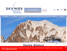 Tablet Screenshot of funiviemontebianco.com